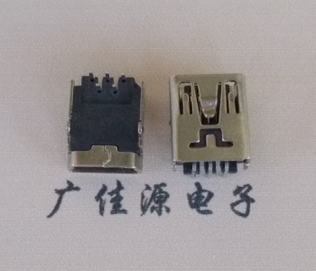 濮阳MINI USB前两脚插座 90度卧式 端子DIP针脚定义