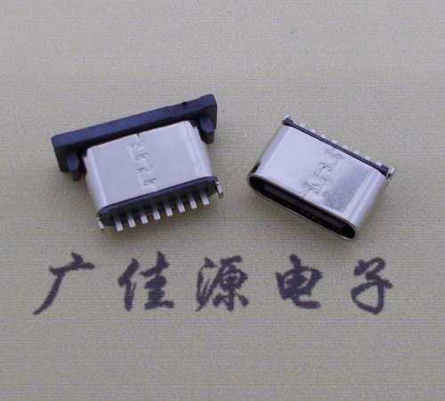 濮阳连接器TYPE-C8P母座直立式插座H=5.0mm