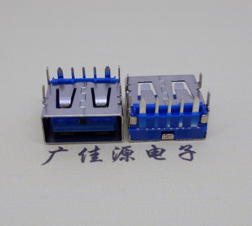 濮阳 USB5安大电流母座 OPPO蓝色胶芯,快速充电接口