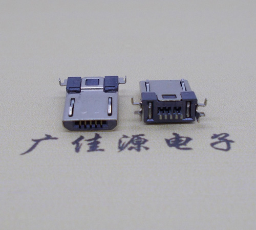 濮阳Micro usb焊板式公头贴片SMT款无弹超薄