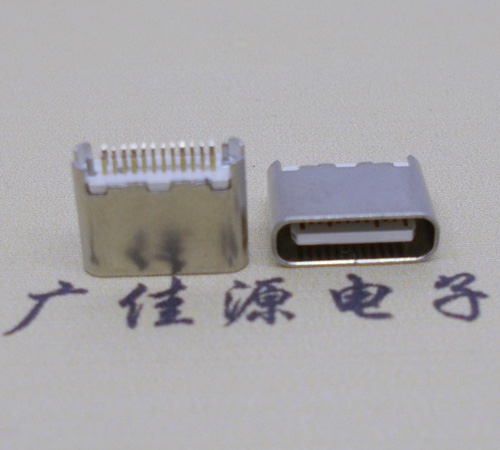 濮阳type-c24p母座短体6.5mm夹板连接器